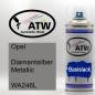 Preview: Opel, Diamantsilber Metallic, WA246L: 400ml Sprühdose, von ATW Autoteile West.